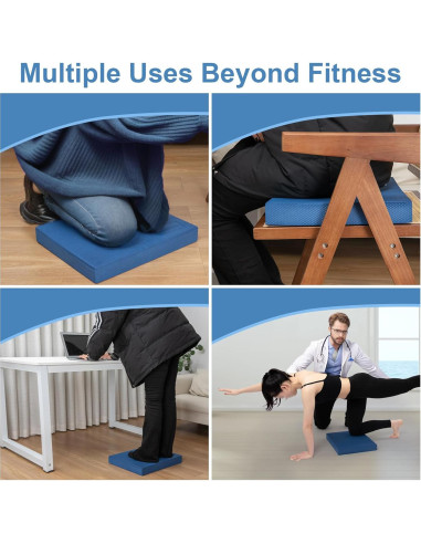 Kit de Estiramiento y Equilibrio StrongTek - Tabla Inclinada y Almohadilla