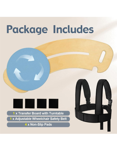 Tabla de Transferencia Deslizante Drako-Myxx 80x22 cm con Cinturón