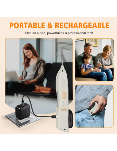 Bolígrafo de Acupuntura Electrónico BUIFAC BF-127, 10 Niveles