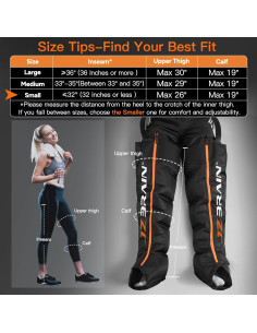 Botas de Compresión de Aire Xiamen Healthpal FE-7204B - Alivio Muscular 2