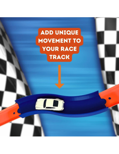 Curvas S Mod Chatelet para Pistas Hot Wheels - Paquete de 5