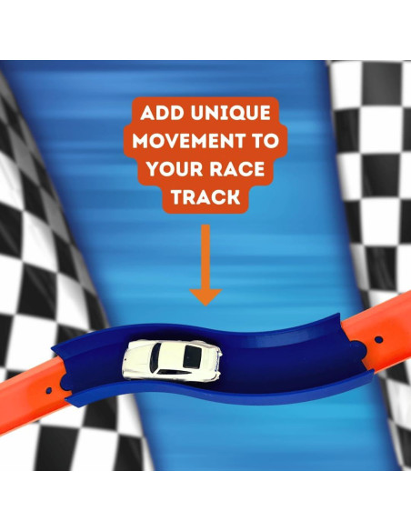 Curvas S Mod Chatelet para Pistas Hot Wheels - Paquete de 5