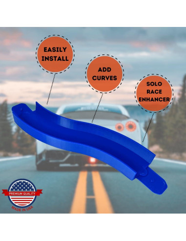 Curvas S Mod Chatelet para Pistas Hot Wheels - Paquete de 5