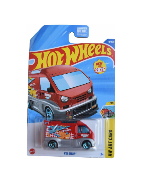 Hot Wheels Kei Swap Art Cars 1:64 Rojo 11/250