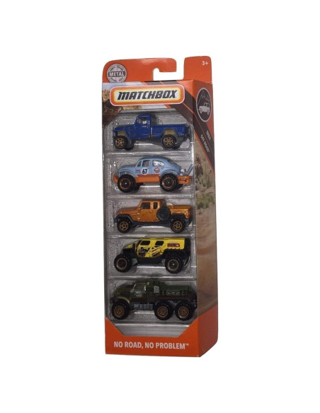 Set de Autos Matchbox 5-Pack 2019 - Jeep, Volkswagen, Gladiator