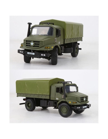 Camión Militar a Escala 1/36 KAIDIWEI - Metal Die-Cast 23.1 cm