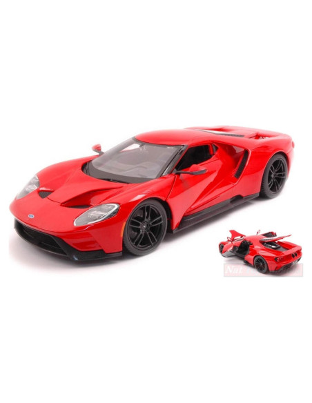 Maisto Ford GT 2017 Escala 1:18 Rojo Modelo a Escala Maisto Ford GT 2017 Escala 1:18 Rojo Modelo a Escala