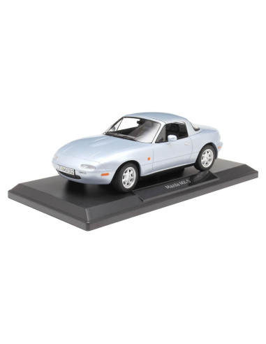 Escala 1:18 Mazda MX-5 1989 Plata Diecast NOREV