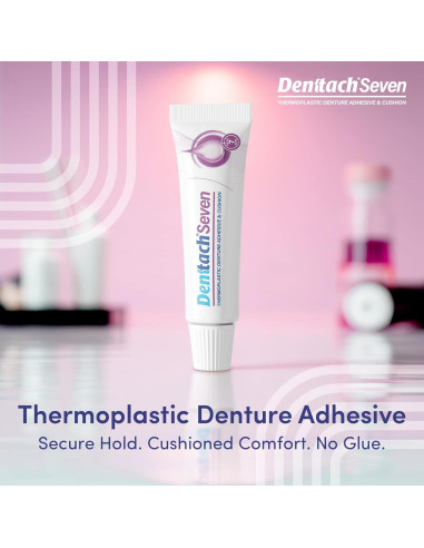 Adhesivo para Dentaduras Denttach Seven, Termoplástico, 1 Unidad
