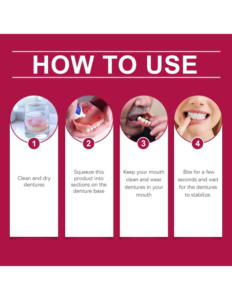 Adhesivo para Dentaduras Termoplástico Fuerte 34g Adhesivo para Dentaduras Termoplástico Fuerte 34g