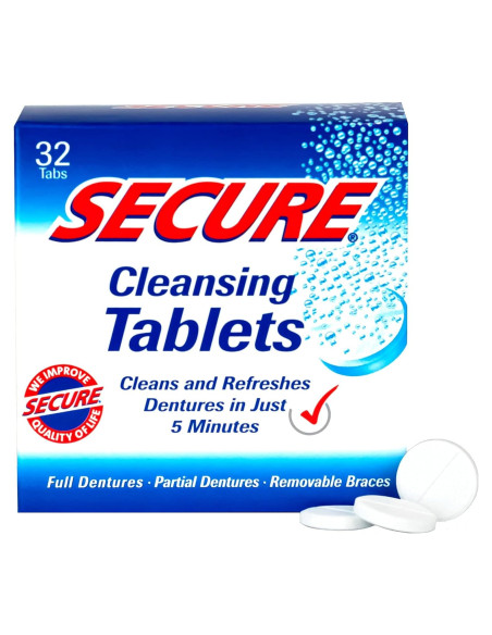 Tabletas de Limpieza para Dentaduras 32 Unidades - Austria