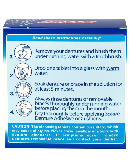 Tabletas de Limpieza para Dentaduras 32 Unidades - Austria
