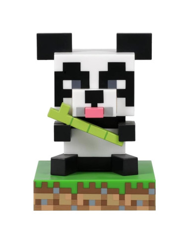 Luz Nocturna Panda Minecraft Paladone 11cm LED Multicolor