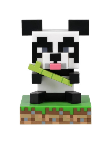 Luz Nocturna Panda Minecraft Paladone 11cm LED Multicolor