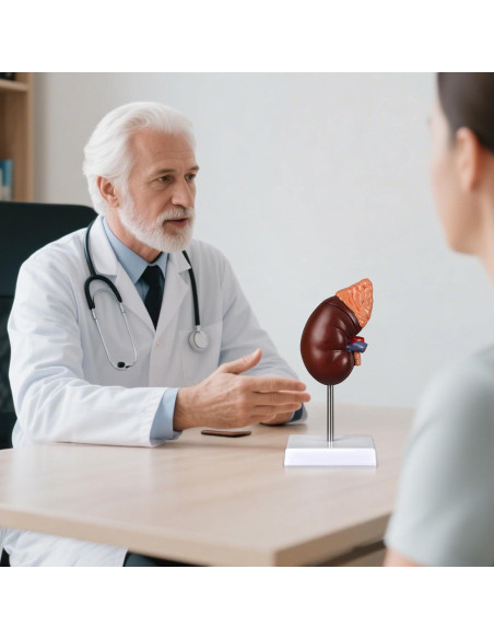 Modelo de Anatomía del Riñón Desmontable Simedutech 1:1 PVC