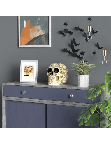 Calavera de Resina Natural READAEER 19.3x14.2x15.5 cm Decoración