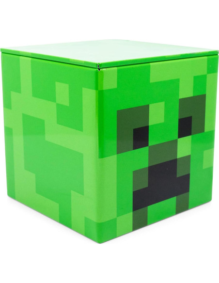Caja de Almacenamiento Minecraft Creeper 10 cm - Organizador de Juguetes