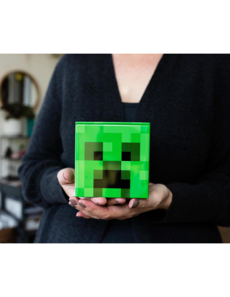 Caja de Almacenamiento Minecraft Creeper 10 cm - Organizador de Juguetes