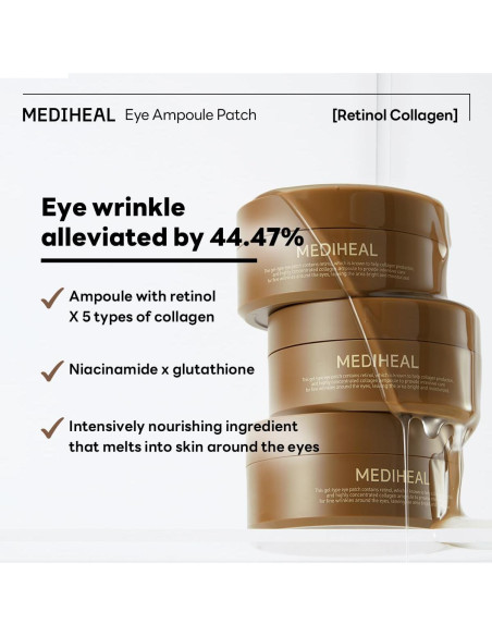 Set Dúo Reafirmante Mediheal - Almohadillas y Parche Ojos