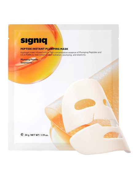 Máscara de Hidrogel de Péptidos SIGNIQ 34g x 3ea - Elevación y Firmeza