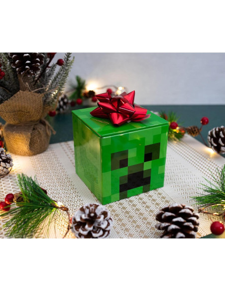 Caja de Almacenamiento Minecraft Creeper 10 cm - Organizador de Juguetes