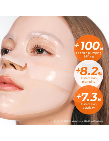 Máscara de Hidrogel de Péptidos SIGNIQ 34g x 3ea - Elevación y Firmeza