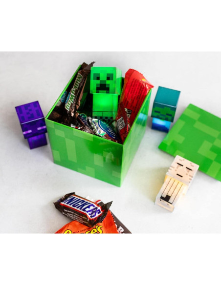 Caja de Almacenamiento Minecraft Creeper 10 cm - Organizador de Juguetes