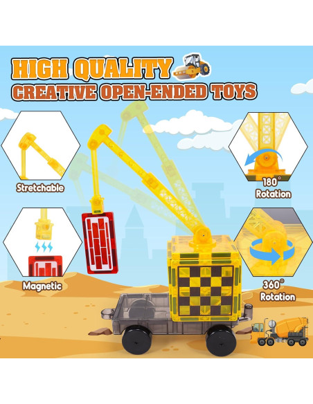 Set de Juguetes de Construcción Magnéticos Windidi 30 Piezas Set de Juguetes de Construcción Magnéticos Windidi 30 Piezas