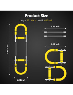 Entrenador de Brazos Twister Yolid - Resistencia Ajustable 29.5-49.9 kg 2