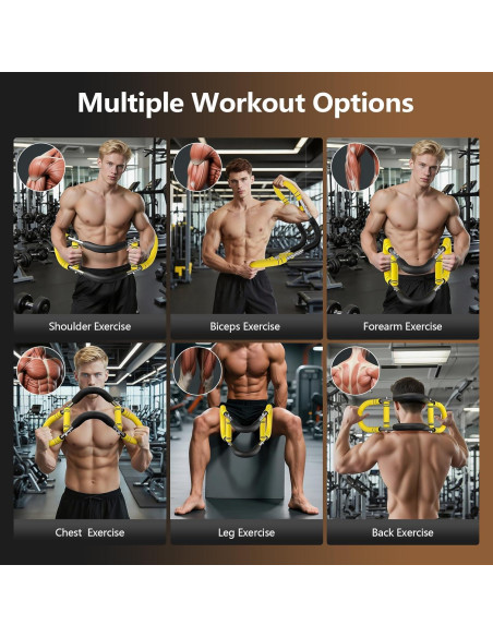 Entrenador de Brazos Twister Yolid - Resistencia Ajustable 29.5-49.9 kg