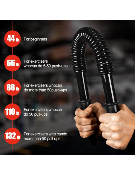 Barra Power Twister JAOTREL para Entrenamiento de Fuerza