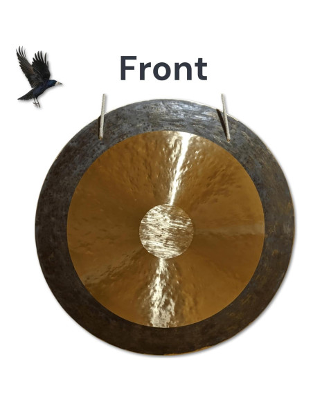 Gong de Bronce Chino Raven Sounds 55.88 cm para Meditación