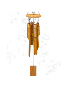 Campanas de Viento de Bambú Virekm para Exterior 67.8 cm
