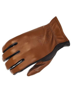 Guantes de Motocicleta de Cuero Highway 21 Louie Talla L