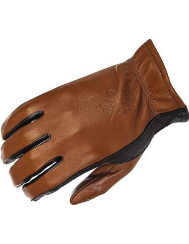 Guantes de Motocicleta de Cuero Highway 21 Louie Talla L