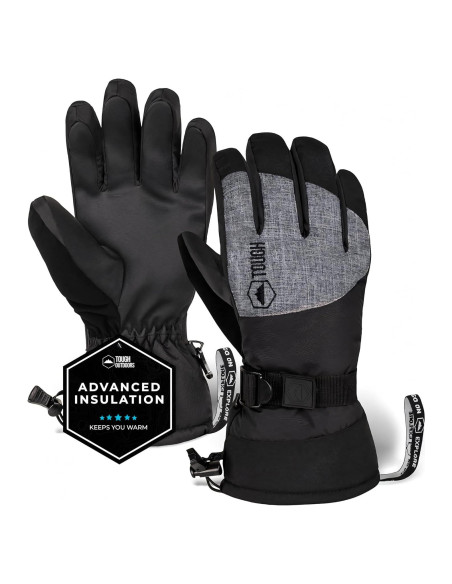 Guantes de Nieve Tough Outdoors X-Grande Impermeables y Aislados