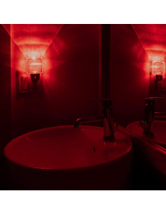 Luz Nocturna LED Roja BioRhythm - Paquete de 2 - Círculo 2