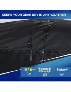 Cubierta de Motocicleta SUPCVR MC001 Impermeable Universal 245 cm 2
