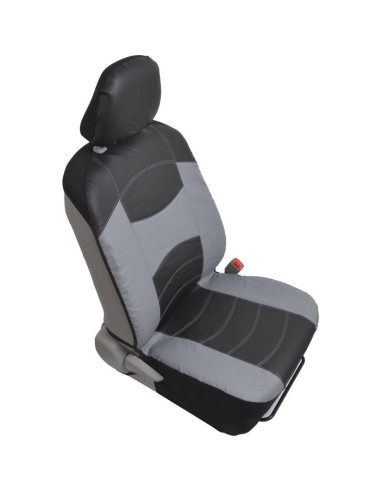 Cubiertas de Asiento Delantero BDK OS-414-GR Cuero Sintético
