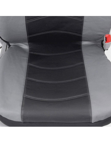 Cubiertas de Asiento Delantero BDK OS-414-GR Cuero Sintético