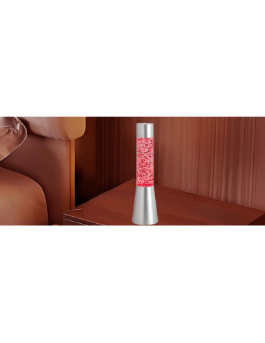 Lámpara de Brillo LED RGB Lightahead 34cm con Base Plateada