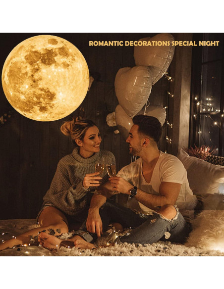 Lámpara Proyectora de Luna ALQYXZ 5W USB 360 Ajustable