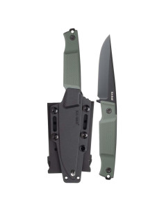 Cuchillo Fijo KA-BAR Apex 9.9 cm D2 Hoja PVD Negra Nylon Verde