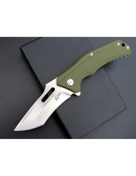 Cuchillo de Bolsillo Eafengrow EF908 Acero D2 Verde 22.29 cm