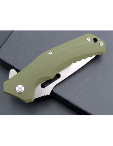 Cuchillo de Bolsillo Eafengrow EF908 Acero D2 Verde 22.29 cm