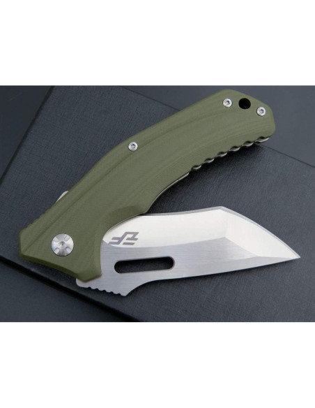 Cuchillo de Bolsillo Eafengrow EF908 Acero D2 Verde 22.29 cm