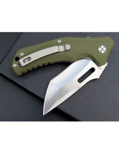 Cuchillo de Bolsillo Eafengrow EF908 Acero D2 Verde 22.29 cm