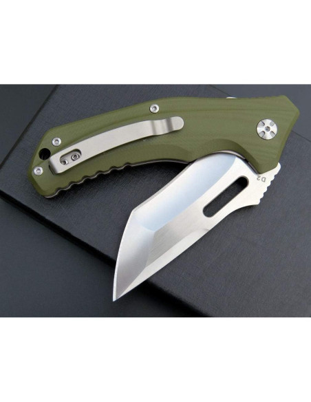 Cuchillo de Bolsillo Eafengrow EF908 Acero D2 Verde 22.29 cm