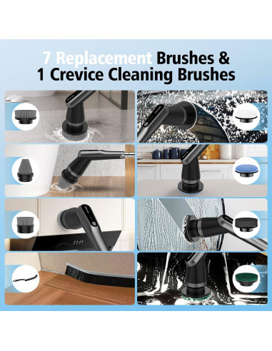 Cepillo Eléctrico de Limpieza Dreazu G2-Pro 12 en 1 IPX7