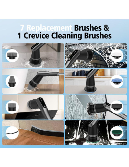 Cepillo Eléctrico de Limpieza Dreazu G2-Pro 12 en 1 IPX7